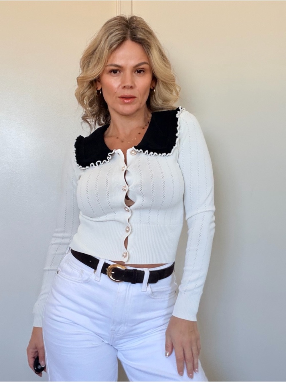 Zara Collared Cardigan